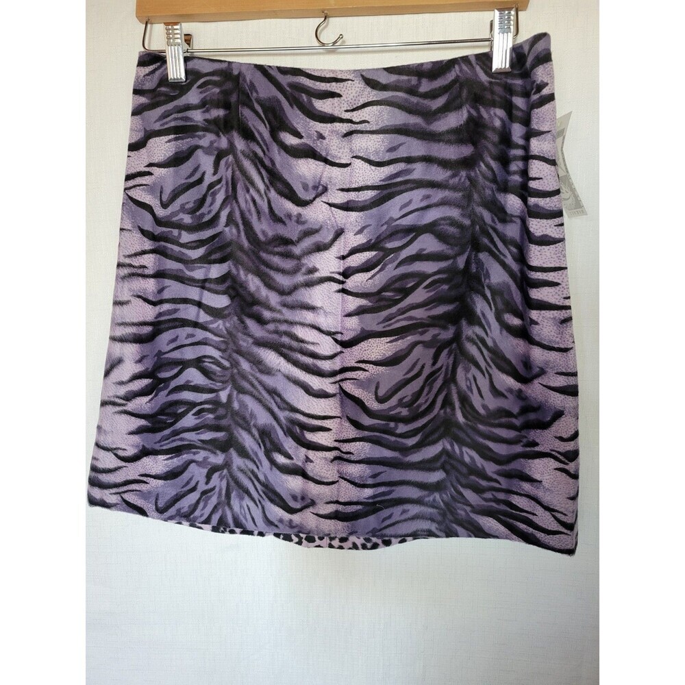 Alberto Makali Women's Mini Skirt Leopard & Zebra Print Size12 - Picture 2 of 14